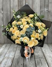 Букет цветов из:  Розы и Лизиантусы в Жуков