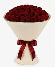 Букет 101 Бордовая роза Блэк Бакарра в Жуков
