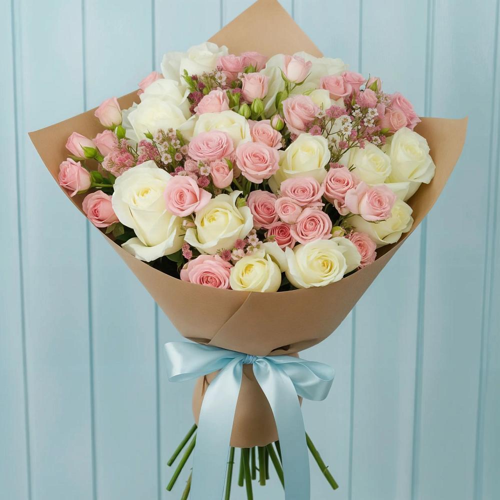 Букет цветов из: Розы в Жуков