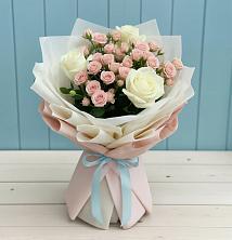 Букет цветов из:  Розы в Жуков