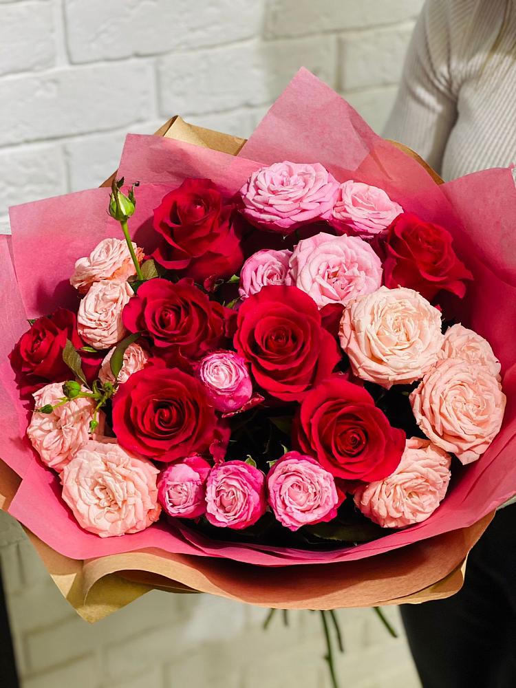 Букет цветов из: Розы в Жуков