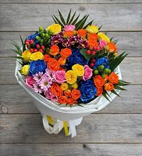 Букет цветов из:  Розы и Хризантемы в Жуков