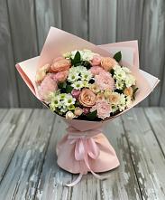 Букет цветов из:  Гвоздики, Розы и Хризантемы #REPLACE_PRED# Жуков