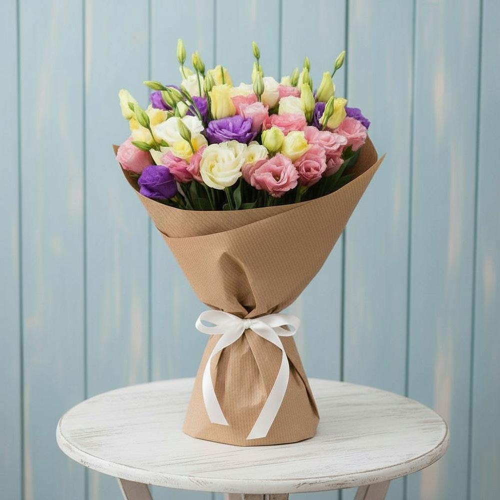 Букет цветов из: Лизиантусы в Жуков